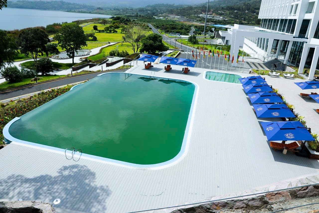 logo hayk resort pool area